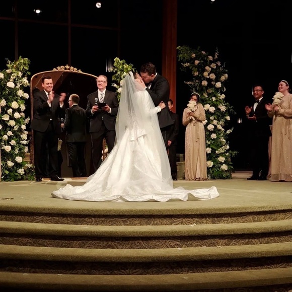 Pearl embedded veil! - Picture 3 of 5